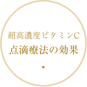 超高濃度ビタミンC点滴療法の効果